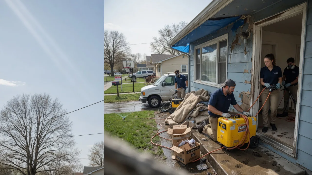 Basement Flood Cleanup in Hartford City, IN near me